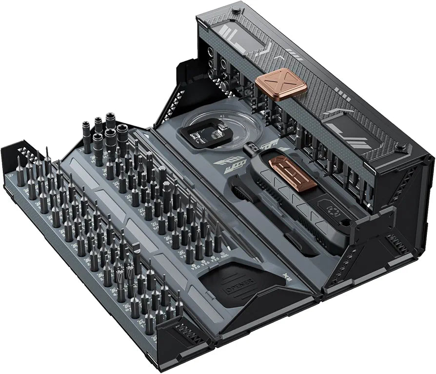 JAKEMY Pro-Tech 180-in-1 Precision Screwdriver & Repair Tool Kit - Comprehensive Electronic & Computer Maintenance Set for Laptops, Phones, Gaming Consoles & DIY Projects