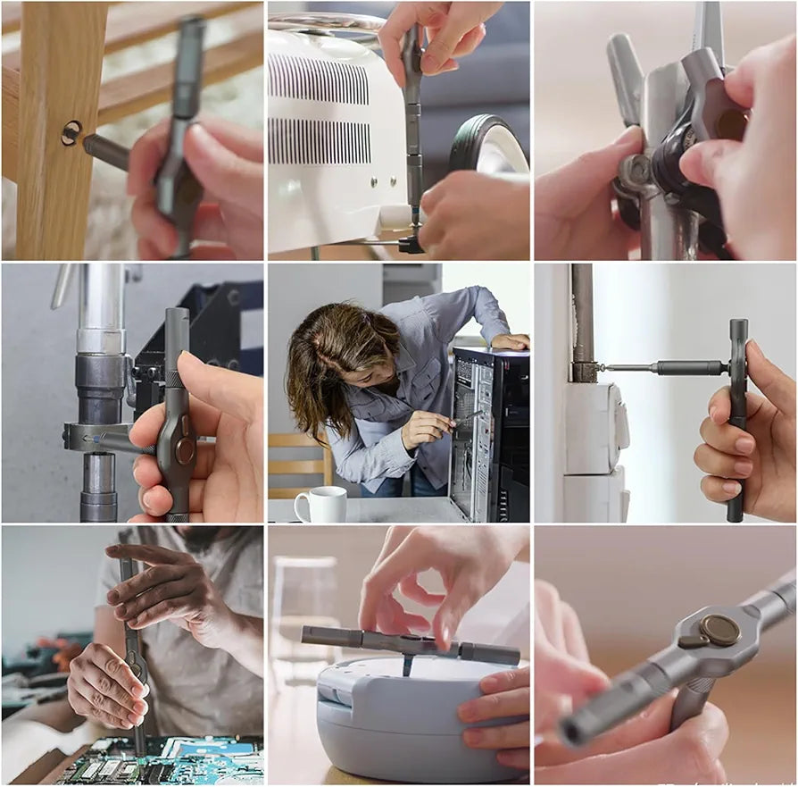 Professional 42-in-1 Magnetic Ratchet Screwdriver Set for Versatile DIY Repairs